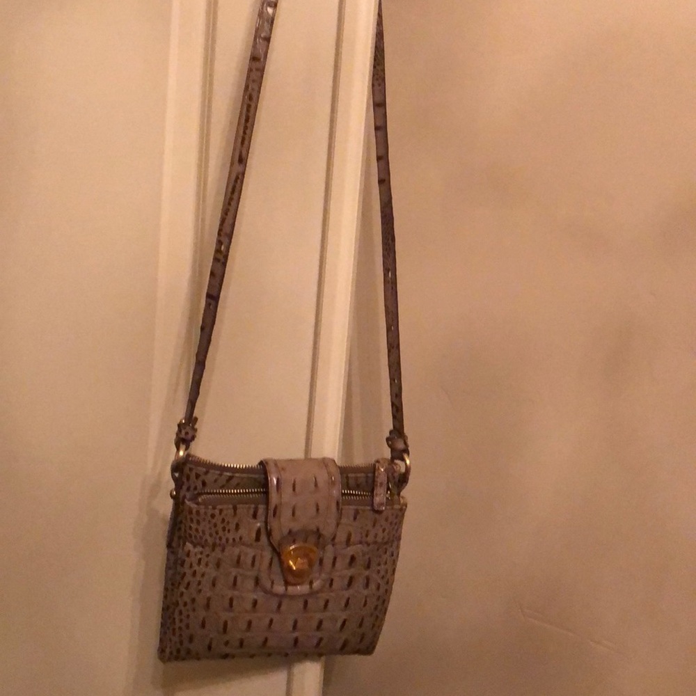 Brahmin Gray Crossbody